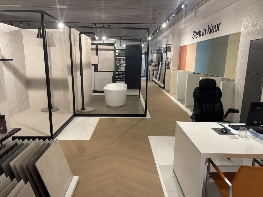 Adviesplek in de showroom van PVC Boulevard Wijchen