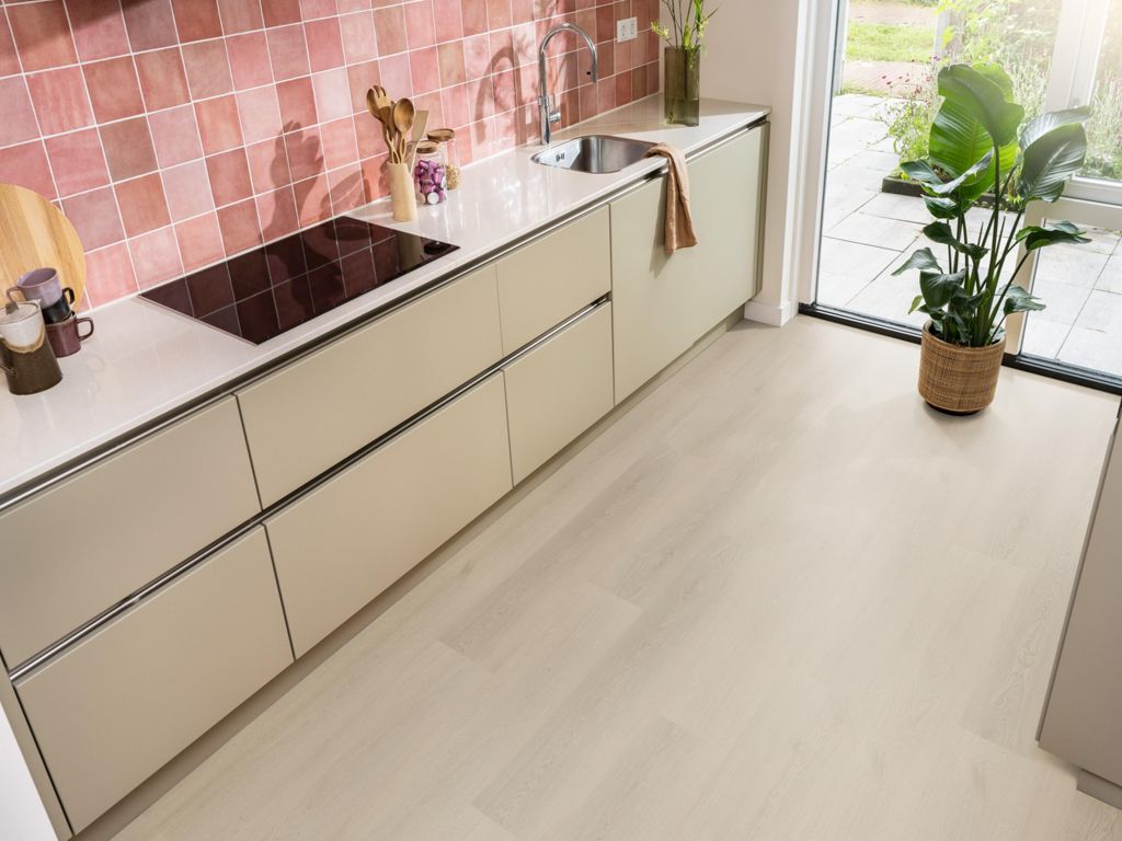 Ambiant Navaro Beige pvc vloer in een interieur