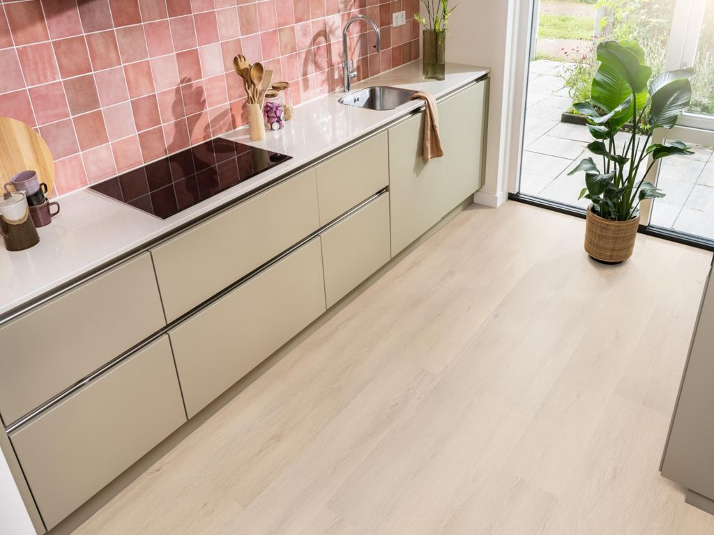 Ambiant Marento Light oak pvc vloer in een interieur