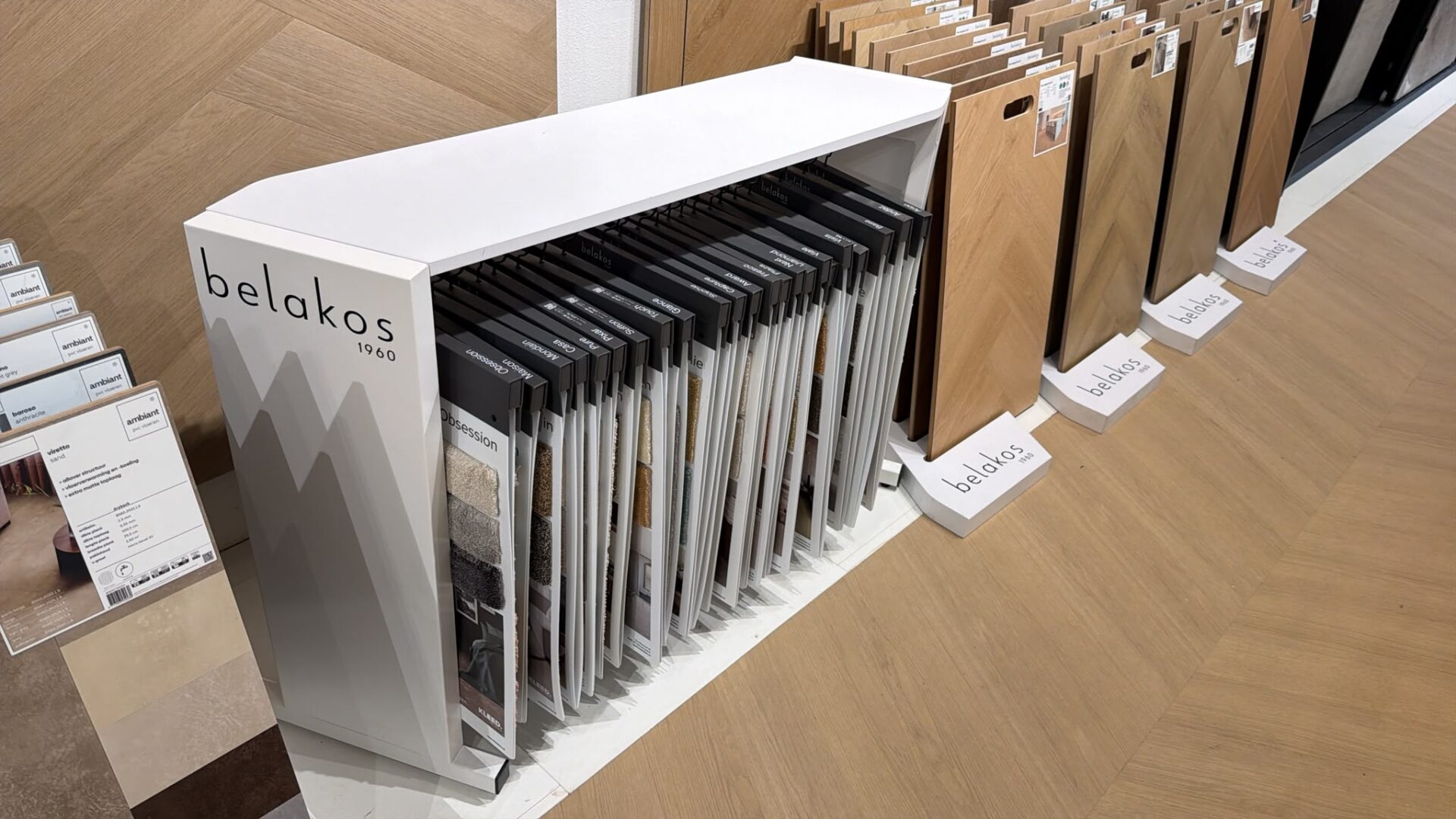 PVC vloeren in de showroom van PVC Boulevard in Wijchen – De Belakos collectie